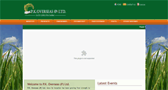 Desktop Screenshot of pkoverseas.com